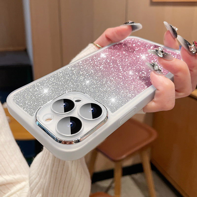 Transparent Glitter IPhone Case