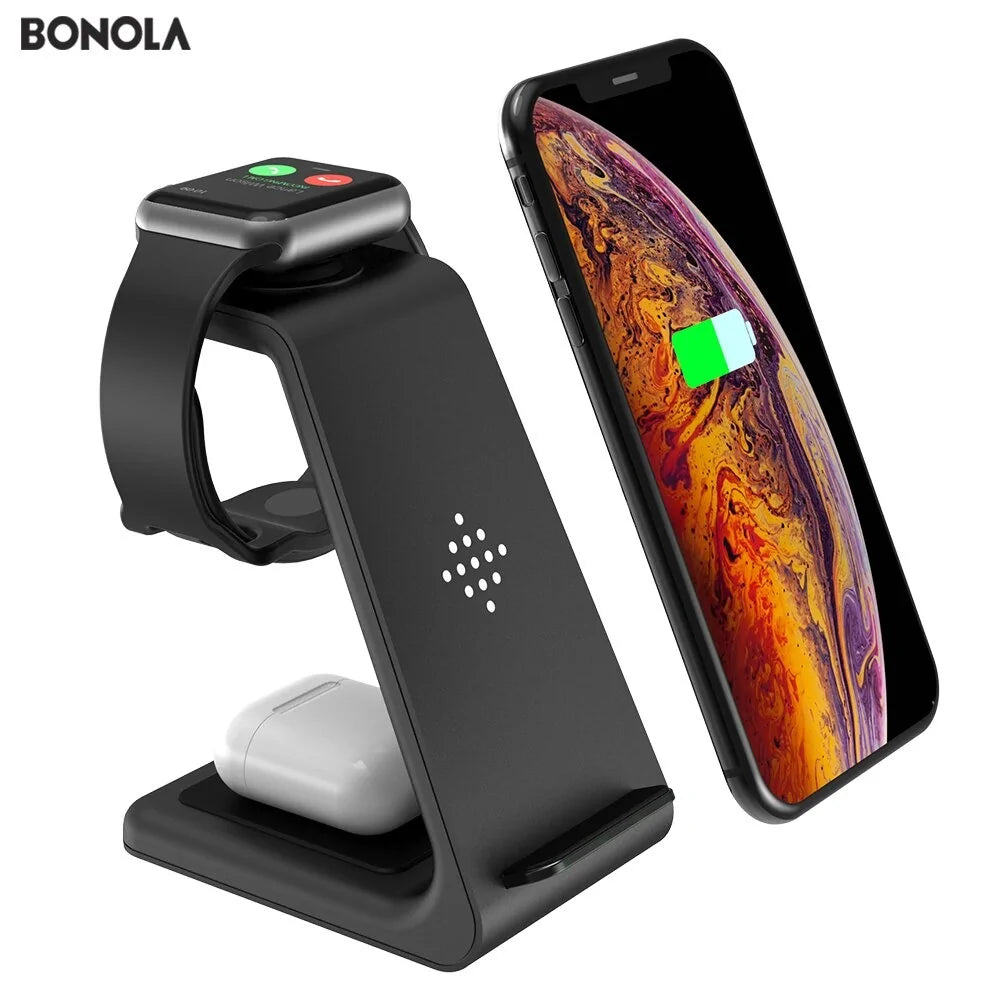 Fast Charge 3-In-1 Wireless Charger