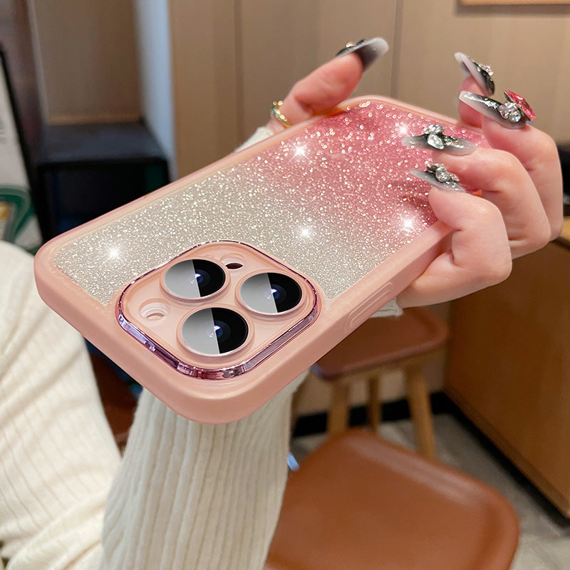 Transparent Glitter IPhone Case