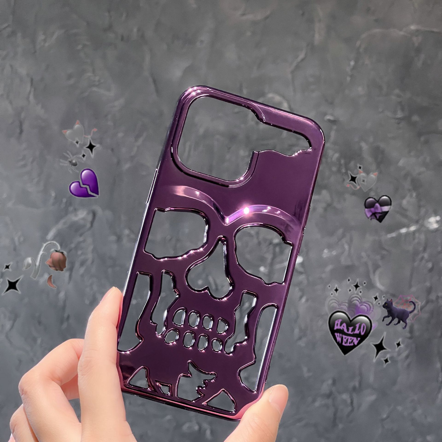 Luxury 3D Skeleton Iphone Case