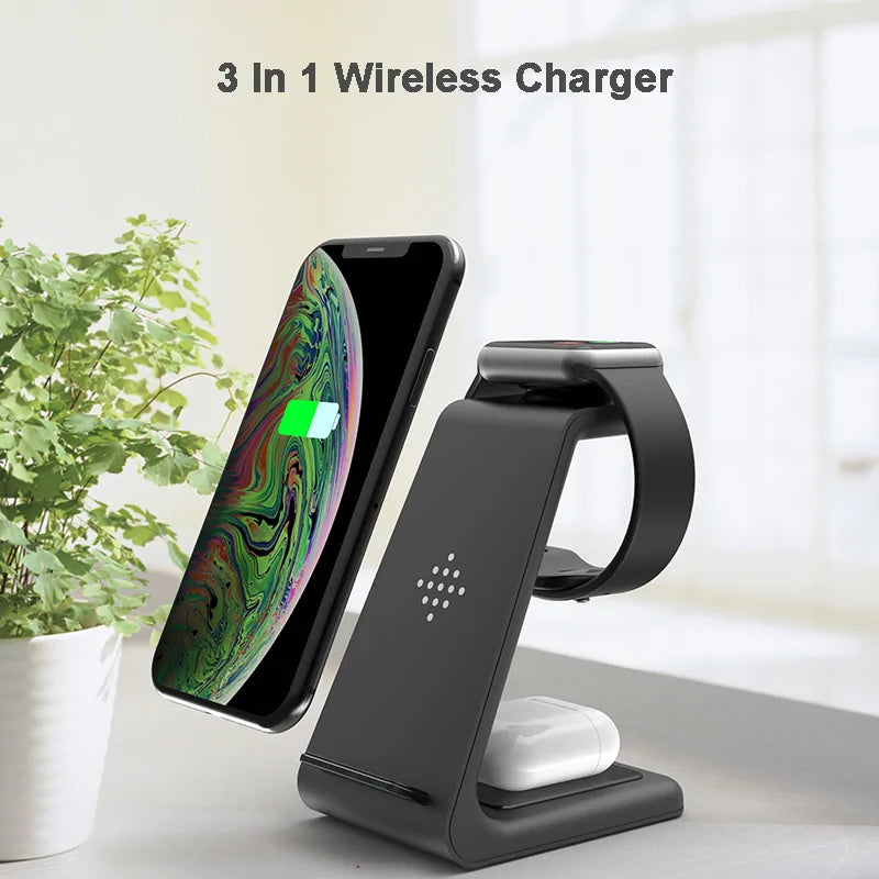 Fast Charge 3-In-1 Wireless Charger