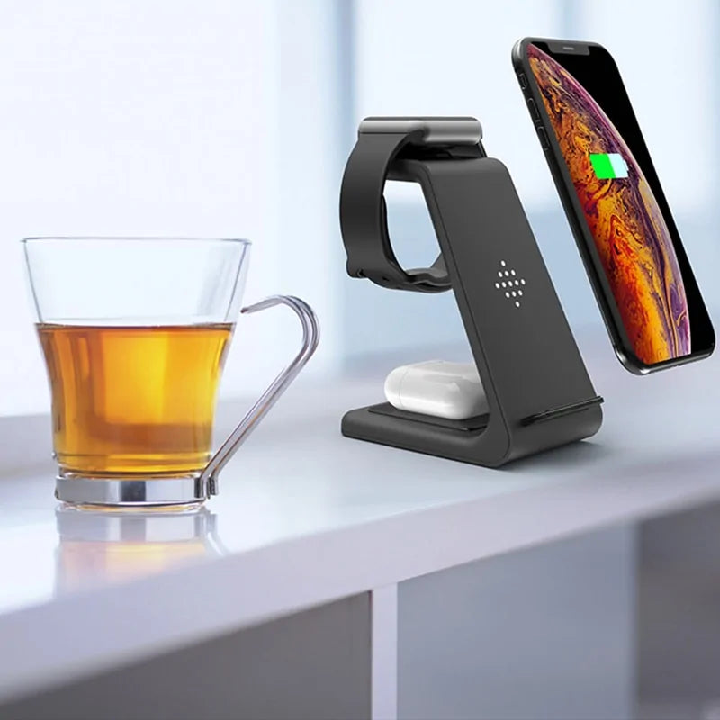 Fast Charge 3-In-1 Wireless Charger