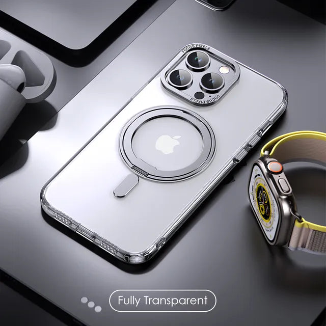 360° Rotating Magnetic Ring iPhone Case